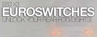BMW E83 European Headlight Switches