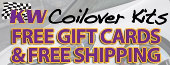 VW - Get a Gift Card when you buy a KW Coilover Kit