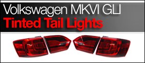 Volkswagen MKVI GLI Tinted Tail Lights