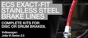 ECS Exact-Fit Brake Lines - MKVI Jetta Sedan 2.5L