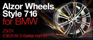 Alzor Wheels Style 716 - E36/E46 3-Series non-M, Z3, Z4