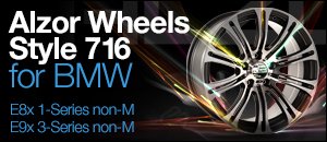 Alzor Wheels Style 716 -E8x 1-Series/E9x 3-Series non-M