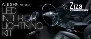 B6 Audi Ziza Interior LED Lighting Kit