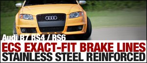 Audi B7 RS4 & RS6 ECS Exact-Fit Brake Lines