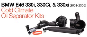 BMW E46 330i/Ci/xi Cold Climate Oil Separator