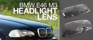 BMW E46 2-Door Headlight Lens - M3
