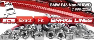 BMW E46 3-Series Non-M RWD Brake Lines
