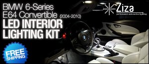 BMW 6-Series E64 Convertible Ziza LED Interior Kit