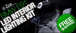 BMW E91 LED Interior Lighting Kit