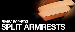 BMW E92/E93 Split Armrests