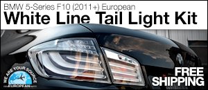 BMW 5-Series F10 White Line Tail Light Kit
