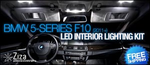 BMW 5-Series F10 Ziza LED Interior Lighting Kit