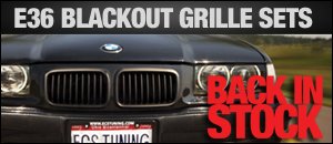 BMW E36 Blackout Grilles