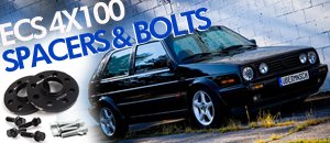 ECS 4x100 Wheel Spacers & Bolts