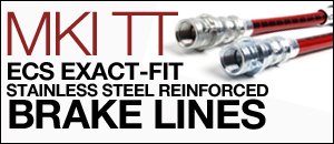 AUDI MKI TT ECS Stainless Steel Reinforced Brake Lines