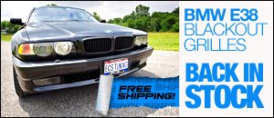 E38 Blackout Grilles