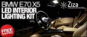 BMW E70 X5 LED Interior Lighting Kit