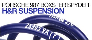 Porsche 987 Boxster Spyder H&R Suspension