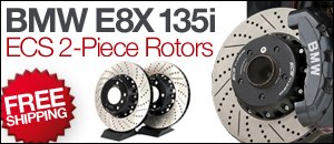 BMW E8X 135i 2-Piece Brake Rotors