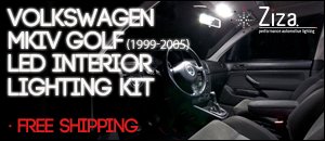 Volkswagen MKIV Golf LED Interior Lighting Kit