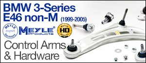 BMW 3-Series E46 non-M Meyle HD Control Arms