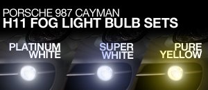Porsche Cayman Ziza H11 Fog Bulb Sets