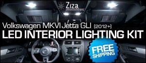 Volkswagen MKVI Jetta GLI LED Interior Lighting Kit