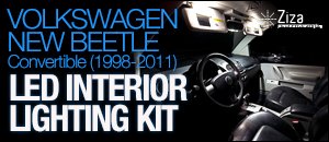 Volkswagen New Beetle LED Interior Lighting Kit